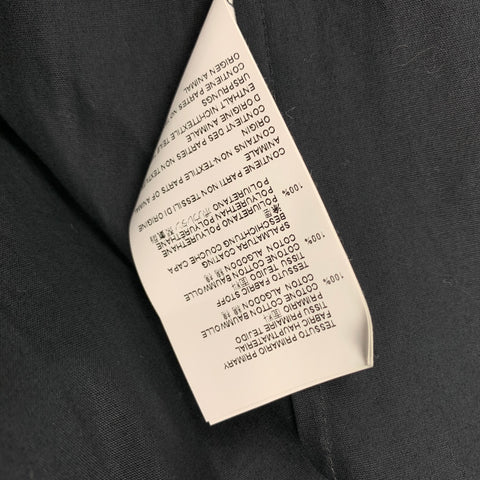 VIVIENNE WESTWOOD MAN Size XL Black Cotton Tuxedo Long Sleeve Shirt