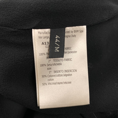 GIAMBATTISTA VALLI Size M Black Polyester Sequined Pencil Skirt