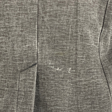 THE VIRIDI-ANNE Size M Grey Cotton Single Breasted Jacket