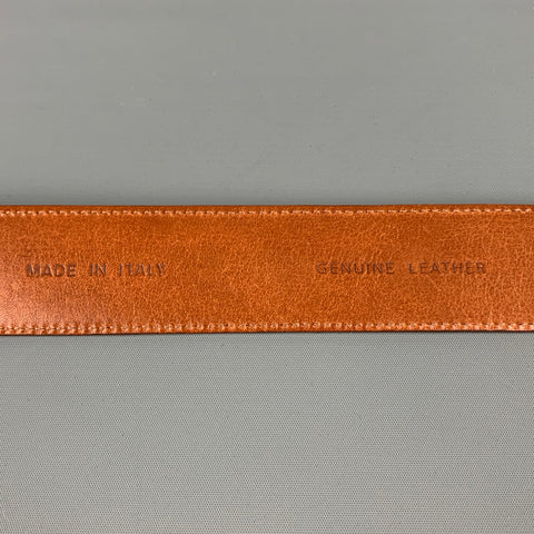 STEFANOBI Size 38 Tan Leather Belt