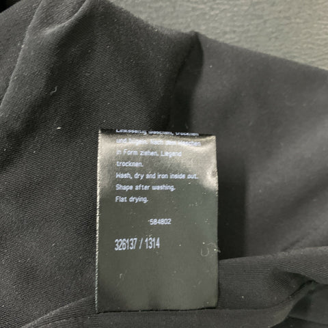GABRIELE STREHLE Size 6 Black Nylon & Eastane Solid Blouse