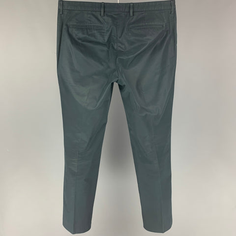 A.P.C. Size L Navy Cotton Button Fly Casual Pants