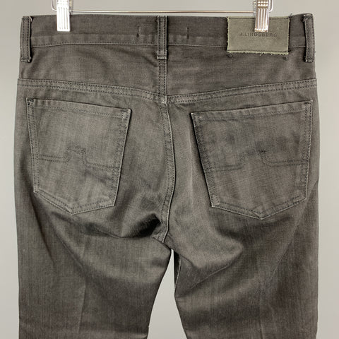 J. LINDEBERG Size 31 x 34 Black Denim Jeans