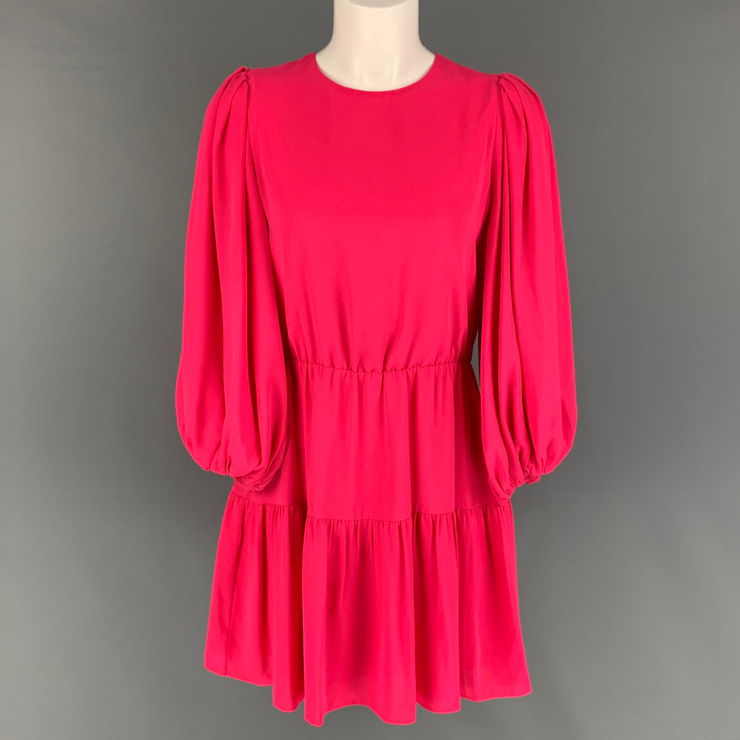 ALICE + OLIVIA Size 10 Pink Polyeser Lurex A-Line Dress – Sui Generis  Designer Consignment