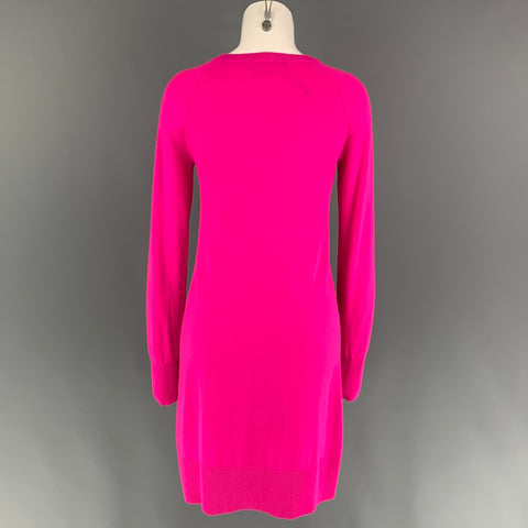 MICHAEL KORS Size S Pink Cashmere Long Sleeve Dress