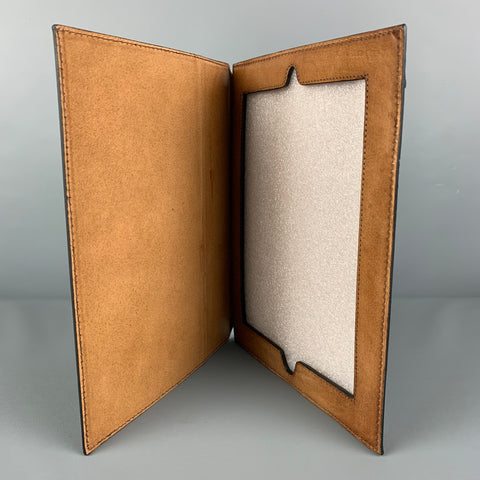 RESTORATION HARDWARE Tan Solid Leather iPad Case