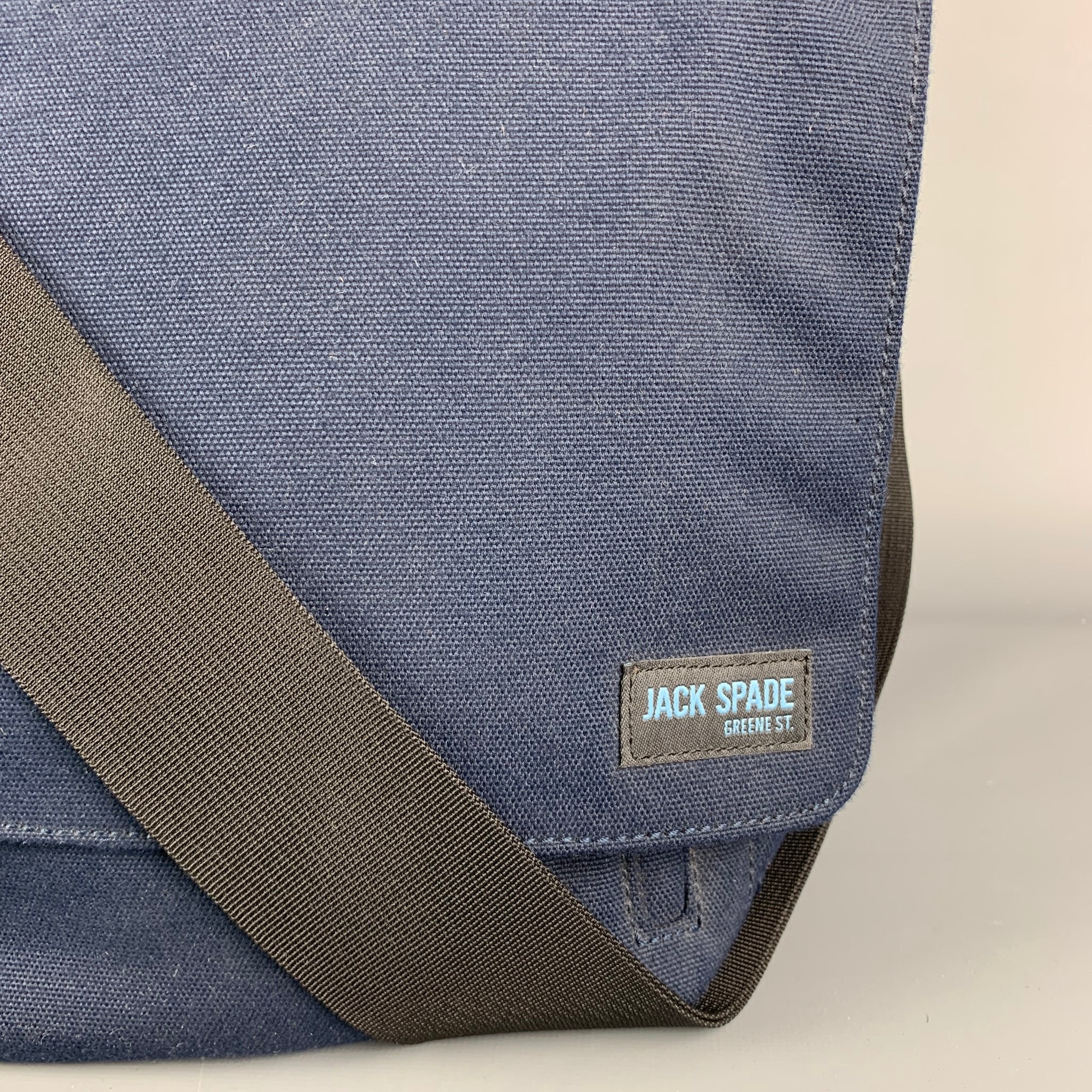 JACK SPADE Navy Canvas Messenger Bags – Sui Generis Designer