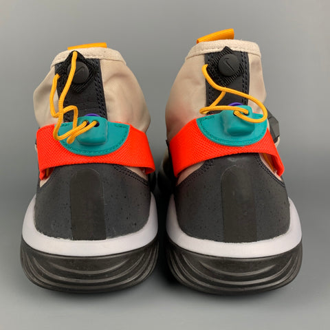 NIKE Size 11.5 Multi-Color Nylon Slip On Sneakers