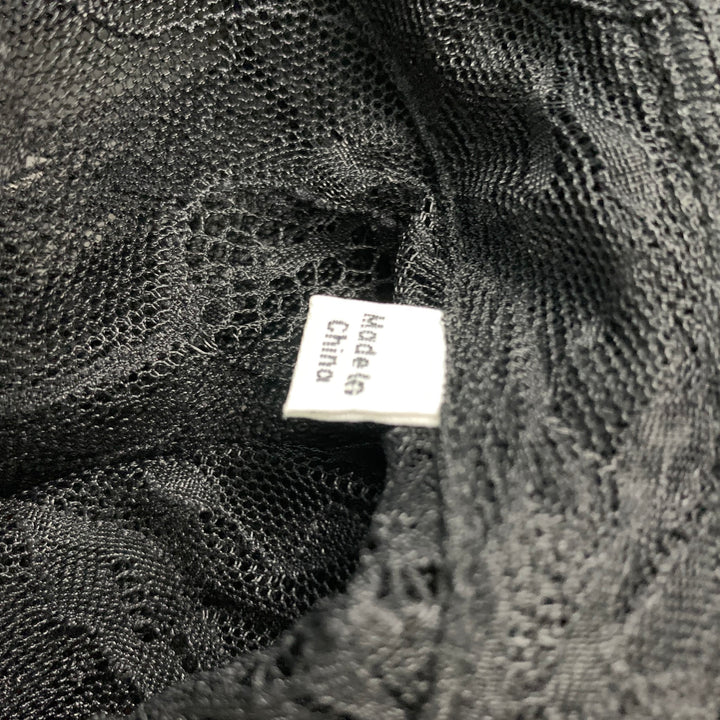 EQUIPMENT Size M Black Lace Sleeveless Top