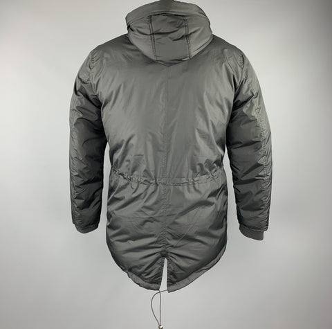 EREDI PISANO Size L Black Polyester Zip & Buttons Jacket