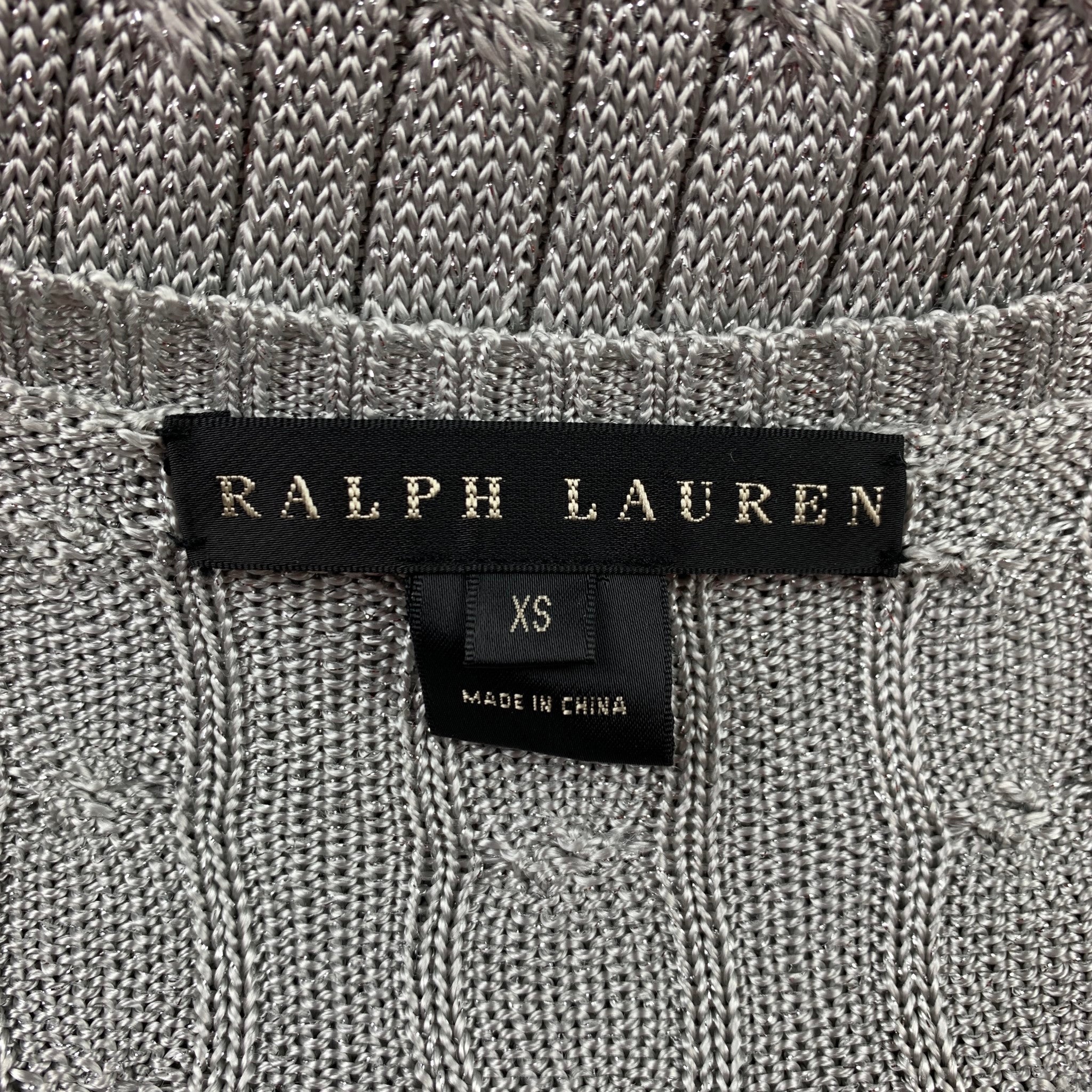 Black Label Ralph 2024 Lauren Silver Sweater