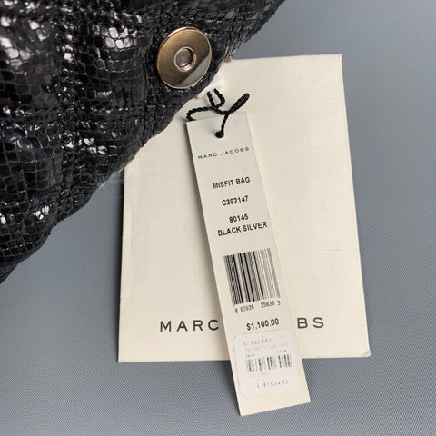 MARC JACOBS Black Quilted Leather Top Handle Handbag