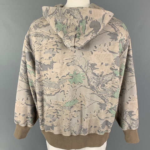 YEEZE SEASON 4 Size L Grey & Green Camouflage Cotton Sweatshirt