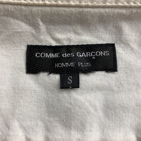 COMME des GARCONS HOMME PLUS Size S Olive Camouflage Cotton Short Sleeve Shirt