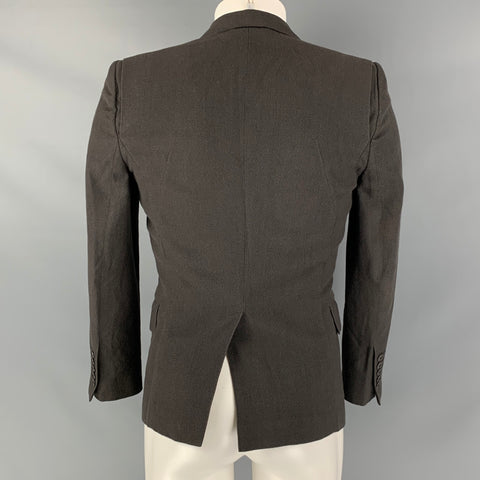 THE VIRIDI-ANNE  Size S Brown Wool Blend Single breasted Jacket