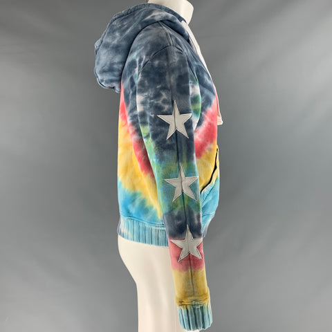 AMIRI Size S Multi-Color Tie Dye Cotton Hoodie Sweatshirt