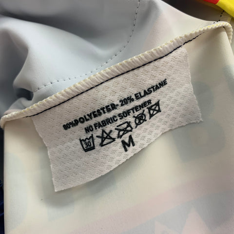 WALTER VAN BEIRENDONCK SS20 Taille M Haut de vélo en jersey de nylon graphique multicolore