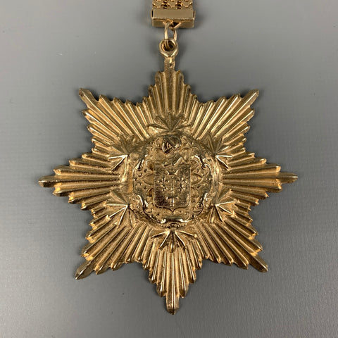 Broche en métal étoiles dorées VINTAGE