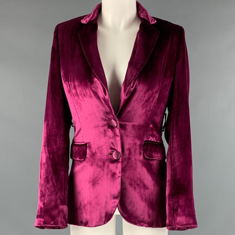 SIES MARJAN Size 2 Magenta Cotton Viscose Jacket