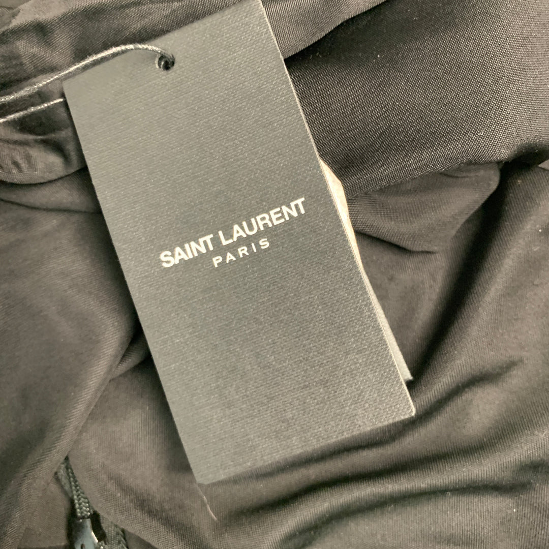 SAINT LAURENT Falda larga de punto negra talla 2