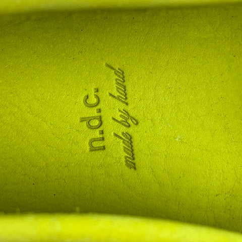 N.D.C. Size 11 Yellow SLeather Slip On Loafers