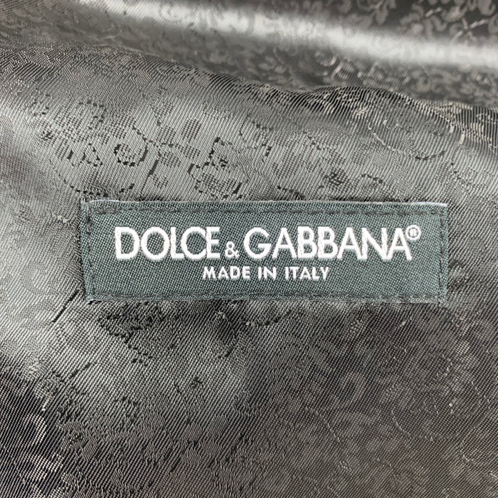 DOLCE &amp; GABBANA Taille 48 Gilet boutonné en laine mélangée noire