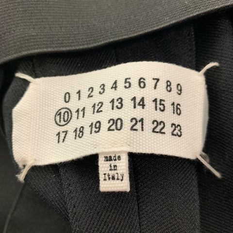 MAISON MARGIELA Taille 38 Smoking à revers cranté en polyester uni noir