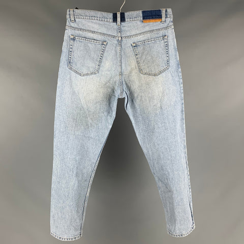 STELLA McCARTNEY Size 34 Blue Wash Denim Zip Fly Jeans