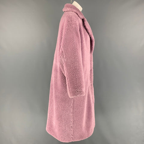 STAND STUDIO Taille XS Manteau Maria en fausse fourrure polyester lavande