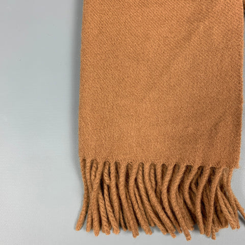 EAGLE PRODUCTS Mustard Cashmere Fringe Scarf