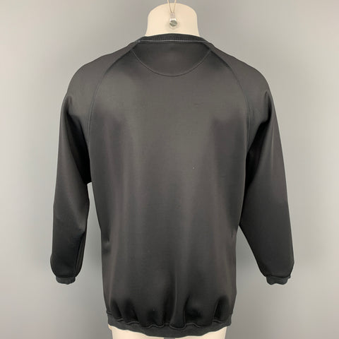 CHRISTOPHER MAKOS for PORTS 1961 Size S Black Portrait Polyester Blend Long Pullover