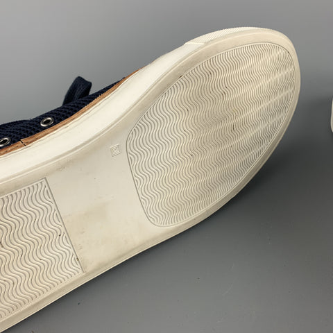 II VIII VIII Talla 8 Zapatillas de deporte de ante y malla azul marino
