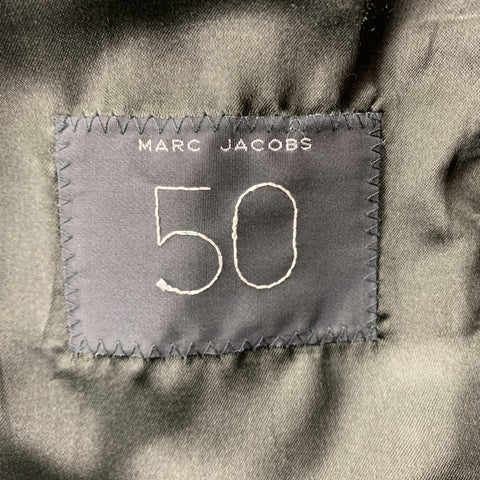 MARC JACOBS Talla 40 Abrigo deportivo con solapa de muesca de pana texturizada verde bosque