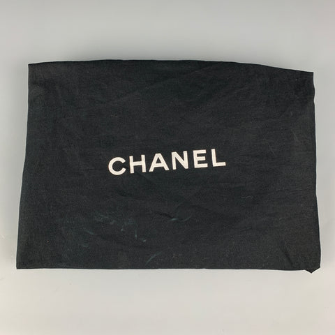 CHANEL Ivory Quilted Leather Tote Handbag