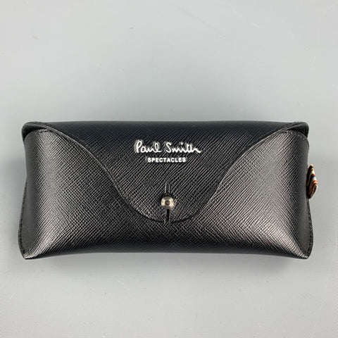 PAUL SMITH Brown Tortoise Acetate Square Sunglasses
