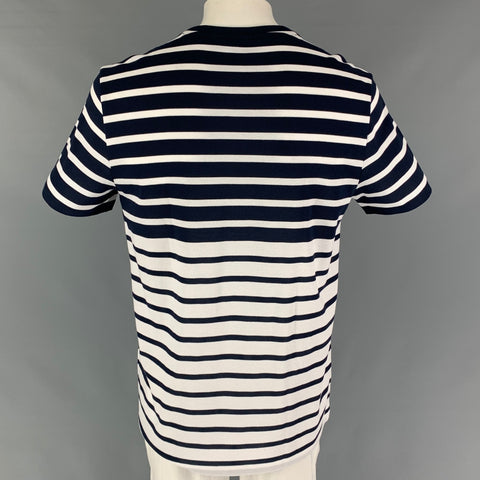 BOSS by HUGO BOSS Taille XXL T-shirt à col rond en coton blanc marine