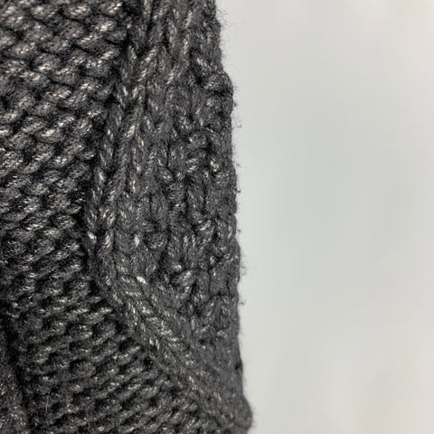 MAISON MARTIN MARGIELA Taille M Pull Laine Polyamide Gris Noir