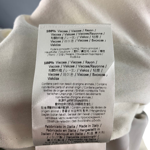 FENDI Size 30 Grey Viscose Flat Front Casual Pants