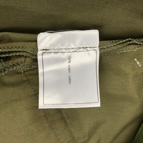 CHANEL AF078 00C Taille 4 Jupe trapèze en coton olive
