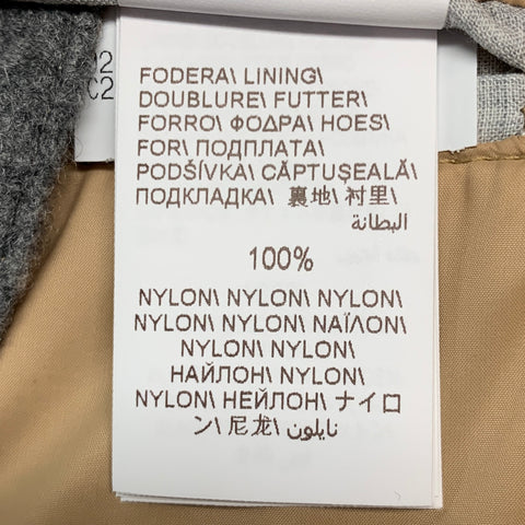 BRUNELLO CUCINELLI Size 46 Grey Cashmere Zip Snaps Jacket