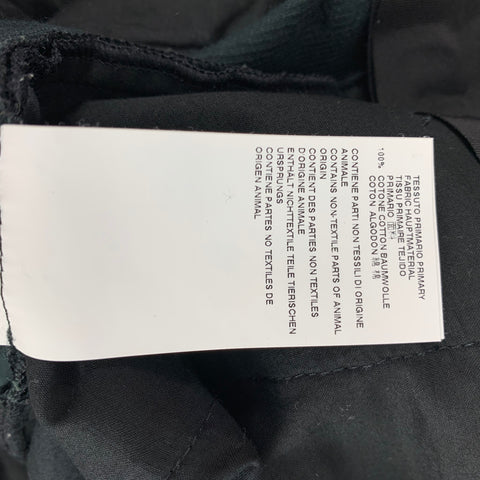MARC JACOBS Size 42 Black Corduroy Cotton Notch Lapel Suit