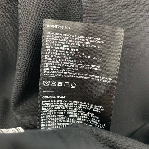 AMI by ALEXANDRE MATTIUSSI Size 32 Black Wool Dress Pants