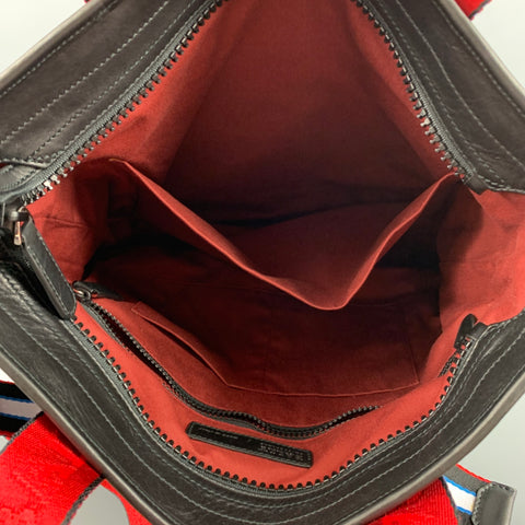 BALLY Black Leather Tote Bag