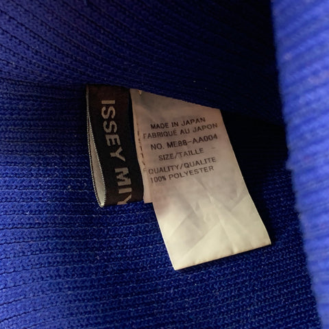 ISSEY MIYAKE Size L Black Blue Polyester Inverse Beanie