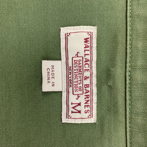WALLACE & BARNES Size M Olive Mixed Fabrics Elbow Patches Jacket