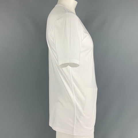 MARC JACOBS Camiseta de manga corta de algodón liso blanca Talla XL