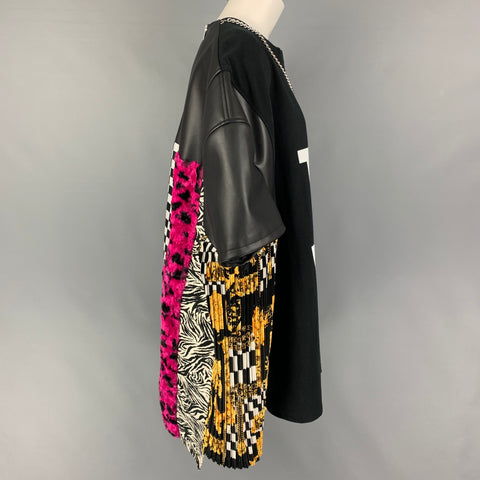 JUNYA WATANABE Size L Black Multi-Color Oversized The Who Chain Band T-shirt