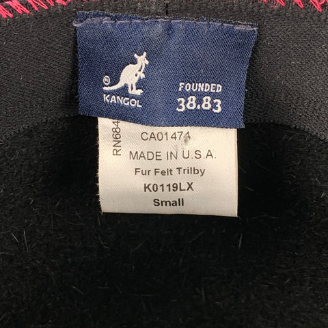 KANGOL Sombrero Fedora de Fieltro Negro Talla de Cintura S