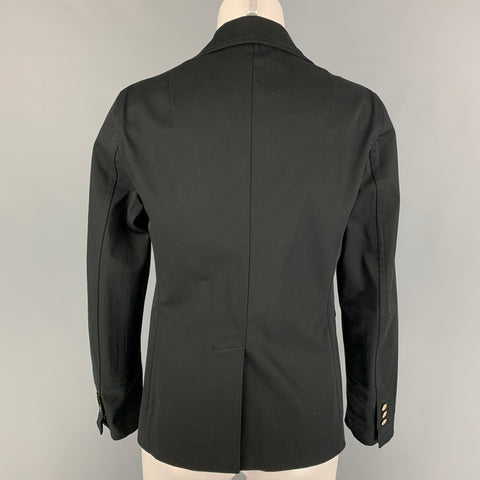 DSQUARED2 Talla 8 Chaqueta de algodón negra Blazer