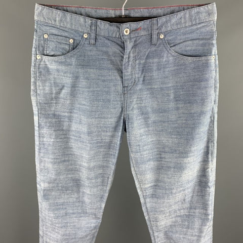 RALEIGH DENIM Graham Size 34 Indigo Cotton Zip Fly Jeans